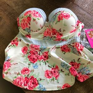 Betsey Johnson two piece bathing suit